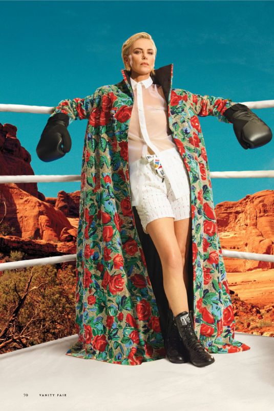 CHARLIZE THERON in Vanity Fair Magazine, Hollywood 2021