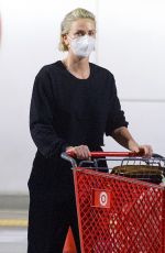 CHARLIZE THERON Shopping at Target in Van Nuys 03/08/2021