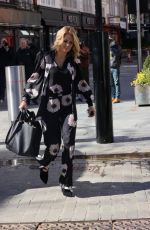 CHARLOTTE HAWKINS Arrives at Classic FM in London 03/19/2021
