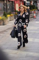 CHARLOTTE HAWKINS Arrives at Classic FM in London 03/19/2021