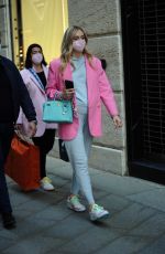 CHIARA FERRAGNI Out Shopping in Milan 03/12/2021