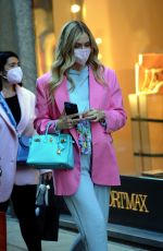 CHIARA FERRAGNI Out Shopping in Milan 03/12/2021