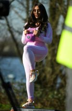 CHLOE BROCKETT on the Set of  The Only Way is Essex 03/09/2021