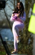 CHLOE BROCKETT on the Set of  The Only Way is Essex 03/09/2021