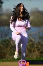 CHLOE BROCKETT on the Set of  The Only Way is Essex 03/09/2021