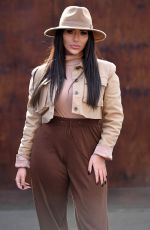CHLOE BROCKETT on the Set of  The Only Way is Essex 03/14/2021