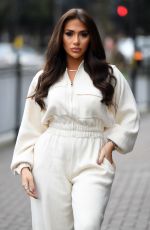 CHLOE BROCKETT on the Set of  The Only Way is Essex 03/21/2021