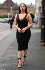 CHLOE BROCKETT on the Set of TOWIE in Brentwood 03/07/2021