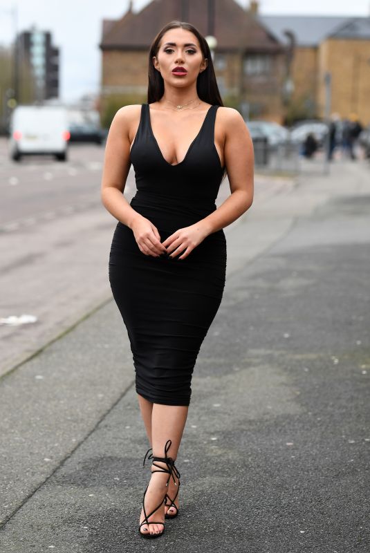 CHLOE BROCKETT on the Set of TOWIE in Brentwood 03/07/2021