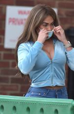 CHLOE FERRY at Her New Shop in Newcastle 03/02/2021