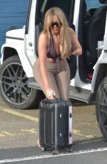 CHLOE FERRY Leaves a Studio in Newcastle 03/11/2021