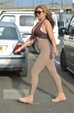 CHLOE FERRY Leaves a Studio in Newcastle 03/11/2021