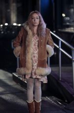 CHLOE SEVIGNY on the Set of Russian Doll in New York 03/12/2021