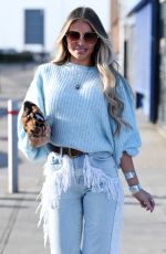 CHLOE SIMS on the Set of The Only Way is Essex 03/09/2021