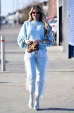 CHLOE SIMS on the Set of The Only Way is Essex 03/09/2021