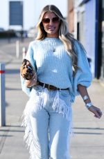 CHLOE SIMS on the Set of The Only Way is Essex 03/09/2021