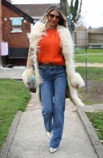CHLOE SIMS on the Set of The Only Way is Essex 03/14/2021