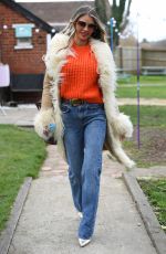 CHLOE SIMS on the Set of The Only Way is Essex 03/14/2021