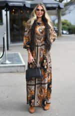 CHLOE SIMS on the Set of The Only Way is Essex 03/23/2021