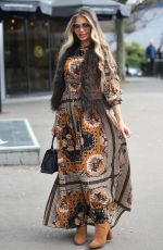 CHLOE SIMS on the Set of The Only Way is Essex 03/23/2021