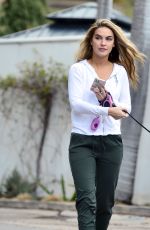 CHRISHELL STAUSE Out with Her Dog in Los Angeles 03/10/2021