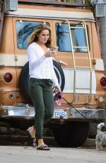 CHRISHELL STAUSE Out with Her Dog in Los Angeles 03/10/2021