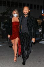 CHRISSY TEIGEN and John Legends at Grammy Afterparty in Los Angeles 03/14/2021