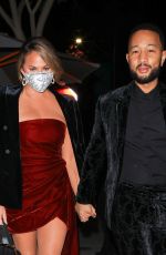 CHRISSY TEIGEN and John Legends at Grammy Afterparty in Los Angeles 03/14/2021