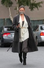 CHRISSY TEIGEN Out and About in Beverly Hills 03/15/2021