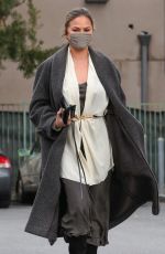 CHRISSY TEIGEN Out and About in Beverly Hills 03/15/2021