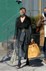 CHRISSY TEIGEN Out SHopping in New York 03/07/2021