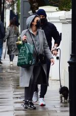 CHRISTINE and Frank LAMPARD Out with Their Dog in London 03/25/2021