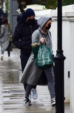 CHRISTINE and Frank LAMPARD Out with Their Dog in London 03/25/2021