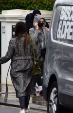 CHRISTINE and Frank LAMPARD Out with Their Dog in London 03/25/2021