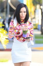 CHRISTINE CHIU at Cha Cha Matcha in West Hollywood 03/10/2021