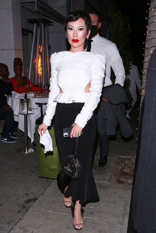 CHRISTINE CHIU at Kathy Hilton’s Birthday Party 03/13/2021