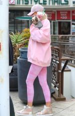CHRISTINE QUINN Out for Smoothie in Los Angeles 03/25/2021