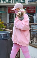 CHRISTINE QUINN Out for Smoothie in Los Angeles 03/25/2021
