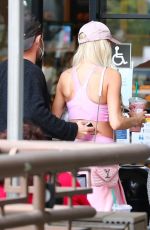 CHRISTINE QUINN Out for Smoothie in Los Angeles 03/25/2021