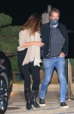 CINDY CRAWFORD and Rande Gerber Night Out in Malibu 03/08/2021