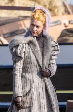 CLAIRE DANES on the Set of The Essex Serpent in London 03/25/2021