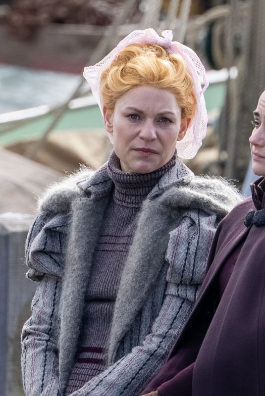 CLAIRE DANES on the Set of The Essex Serpent in London 03/25/2021