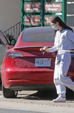 CLAUDIA SULEWSKI Out with her Dog in Malibu 03/29/2021