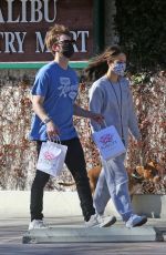 CLAUDIA SULEWSKI Out with her Dog in Malibu 03/29/2021