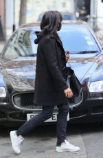 CLAUDIA WINKLEMAN Leaves Wogan House in London 03/27/2021