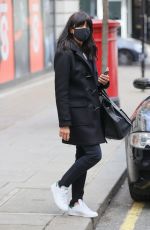 CLAUDIA WINKLEMAN Leaves Wogan House in London 03/27/2021