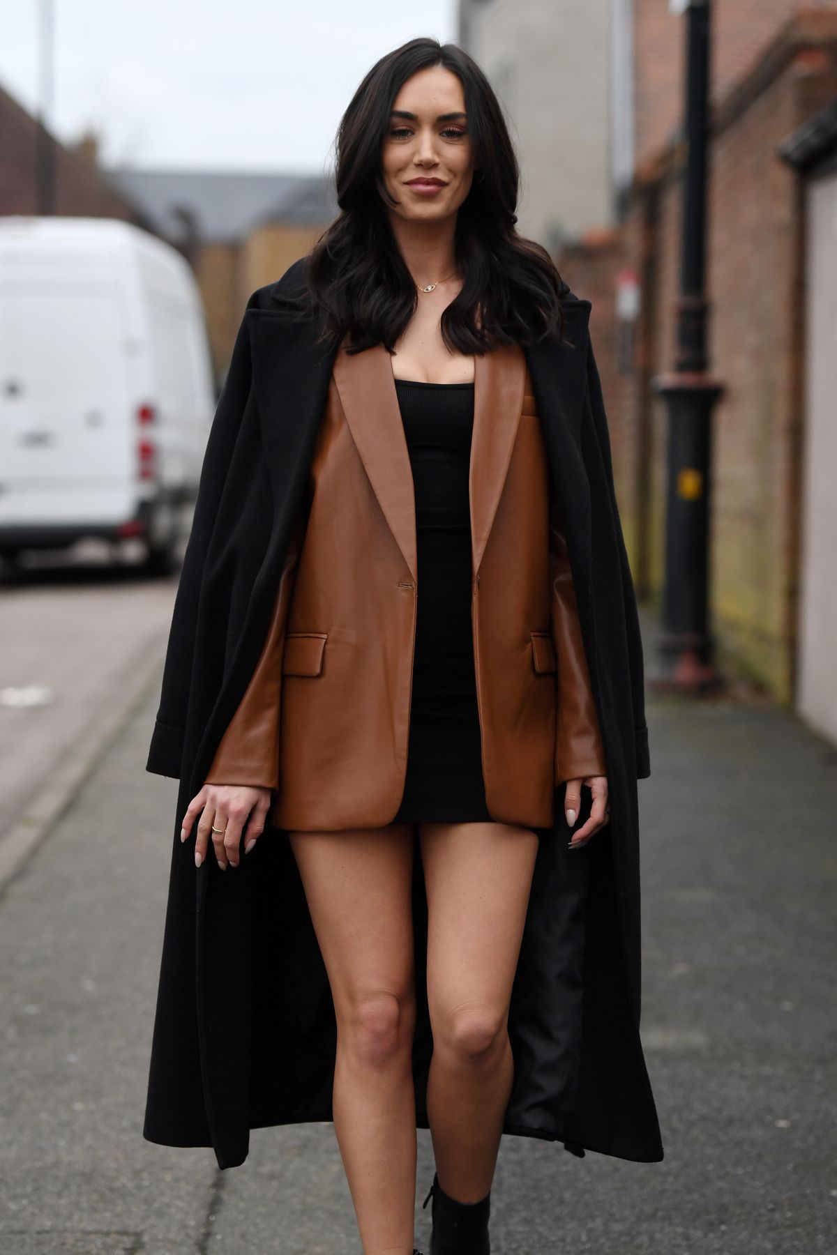 Clelia Theodorou On The Set Of The Only Way Is Essex