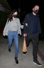 COURTENEY COX and Johnny McDaid Out for Dinner in Santa Monica 03/30/2021