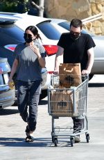 COURTENEY COX and Johnny McDaid Out Shopping in Malibu 03/27/2021