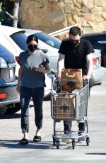 COURTENEY COX and Johnny McDaid Out Shopping in Malibu 03/27/2021